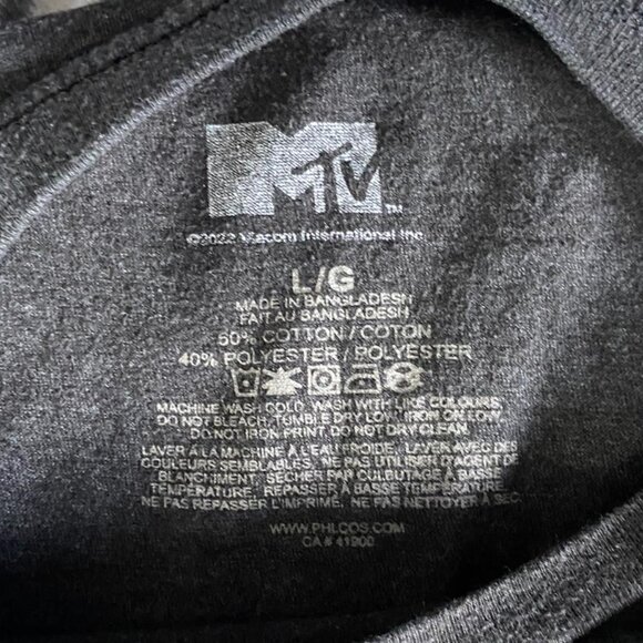 MTV Black Graphic Tee - Short Sleeve - Picture 4 of 4